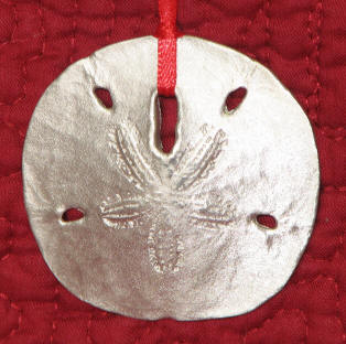 Pewter Sand Dollar Ornament