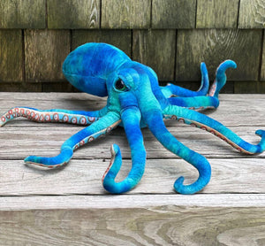 Blue Octopus Puppet