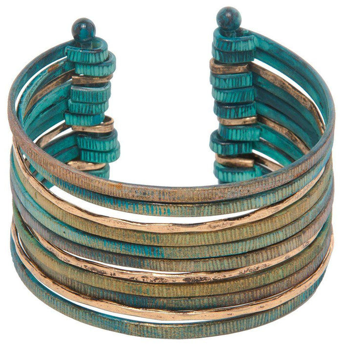 Patina Wire Cuff Bracelet