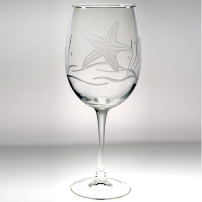 Starfish Tall Wineglass