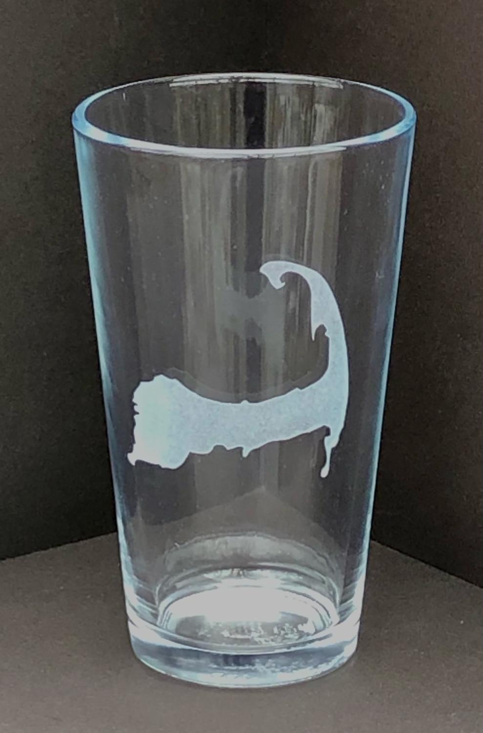 16 oz Can Shaped Glass - Cape Cod Beer