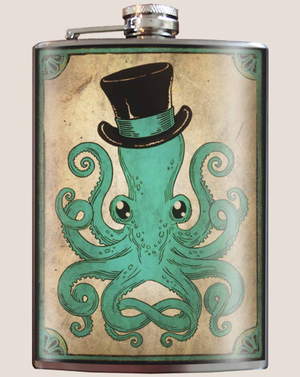 Gentlemen Octopus Flask