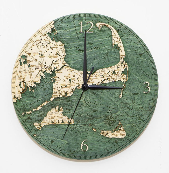 Cape Cod Wooden Clock