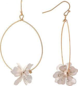 Pearl Flower Earrings