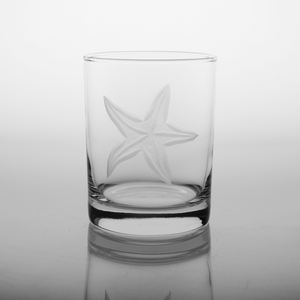 Starfish Old Fashioned Glass